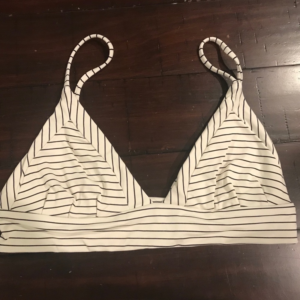 Boys + Arrows stripped bikini top